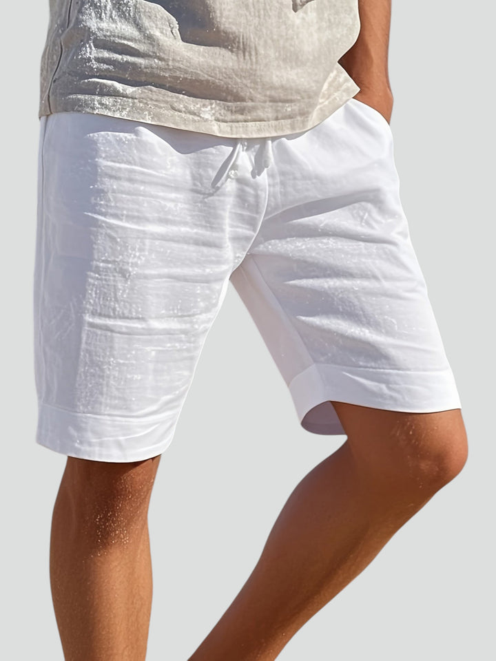 Colin | Pantaloni Corti in Lino per Spiaggia