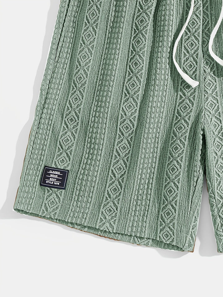Eric | Shorts premium in maglia testurizzata