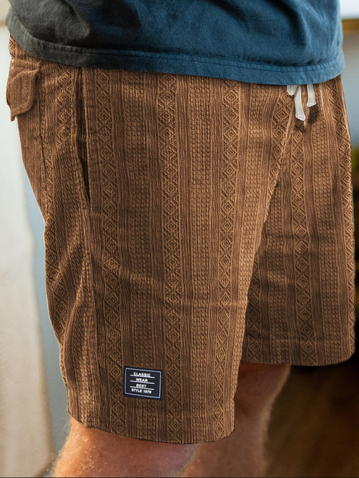 Eric | Shorts premium in maglia testurizzata