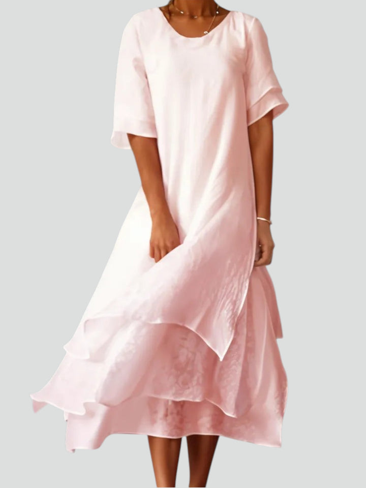 ELOISE | Elegante Vestito Lungo in Cotone