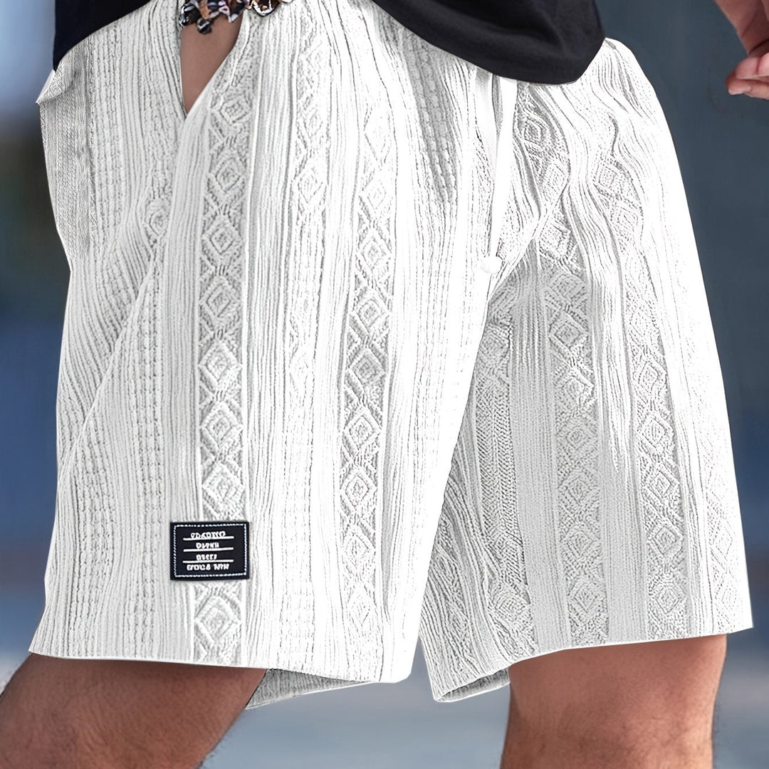Eric | Shorts premium in maglia testurizzata