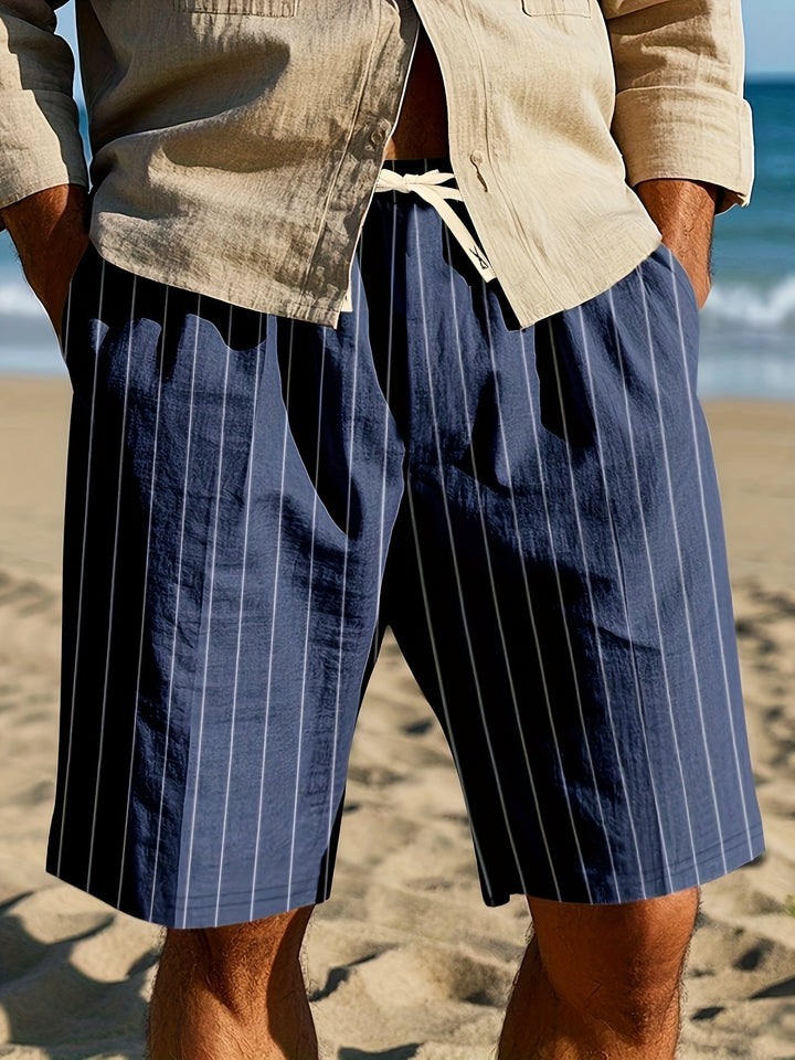 Stanley | Pantaloni da Spiaggia a Righe Relaxati