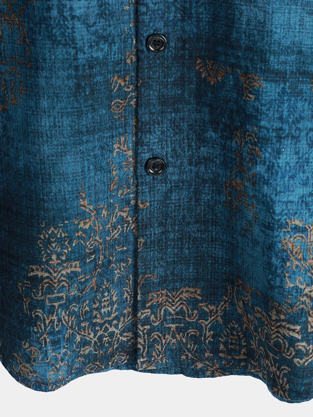 Camicia estiva a maniche corte per uomo Blu