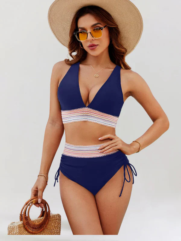 Elvie | Set bikini con vita alta