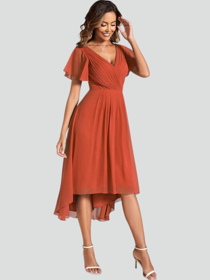ever FAYE|Abito da invitata di matrimonio chic con scollo a V