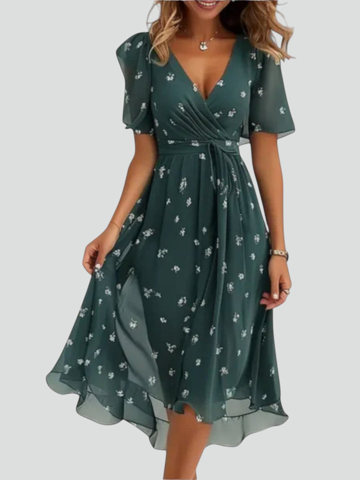 Annegret™ | Abito da Donna con Scollatura a V