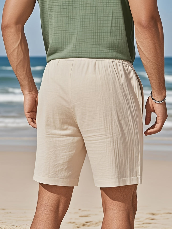 Simon | Pantaloni Corti Estivi con Orlo Arrotolato