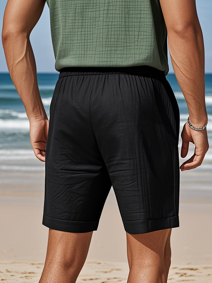 Simon | Pantaloni Corti Estivi con Orlo Arrotolato