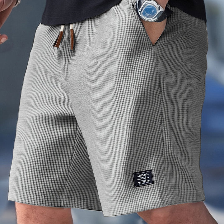 George | Pantaloni Corti Estivi in Maglia Waffle
