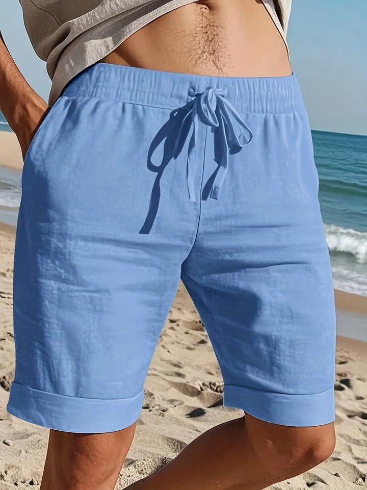 Colin | Pantaloni Corti in Lino per Spiaggia