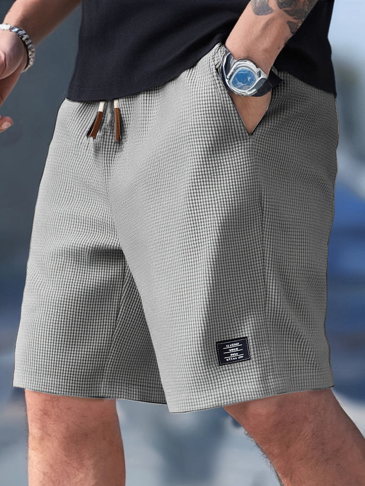 George | Pantaloni Corti Estivi in Maglia Waffle