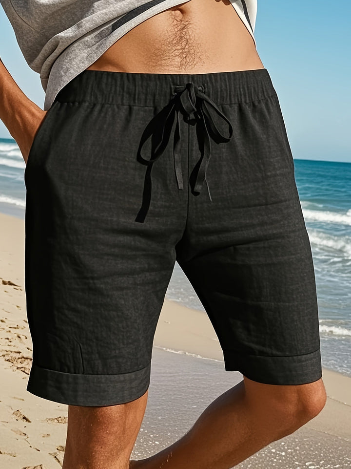 Colin | Pantaloni Corti in Lino per Spiaggia