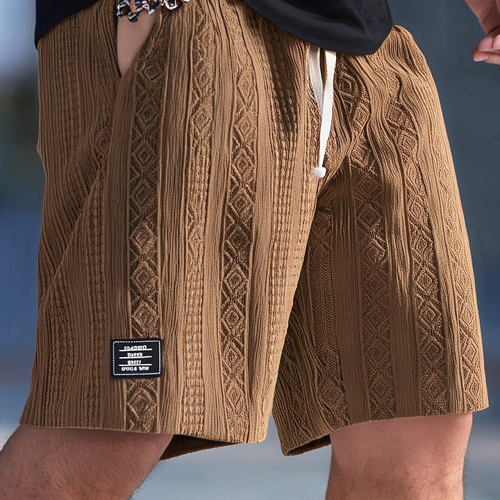 Eric | Shorts premium in maglia testurizzata