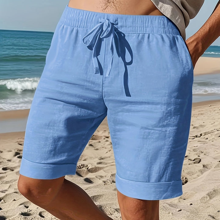 Colin | Pantaloni Corti in Lino per Spiaggia