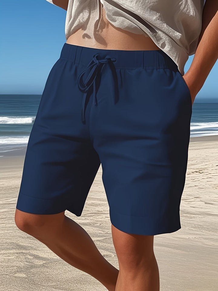 Colin | Pantaloni Corti in Lino per Spiaggia