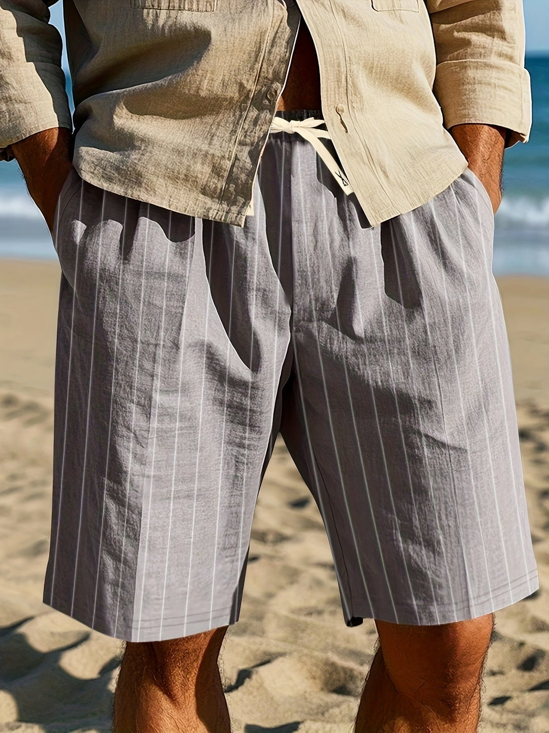 Stanley | Pantaloni da Spiaggia a Righe Relaxati