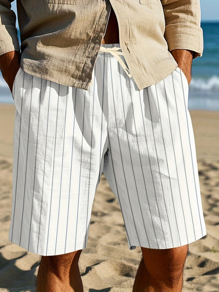 Stanley | Pantaloni da Spiaggia a Righe Relaxati