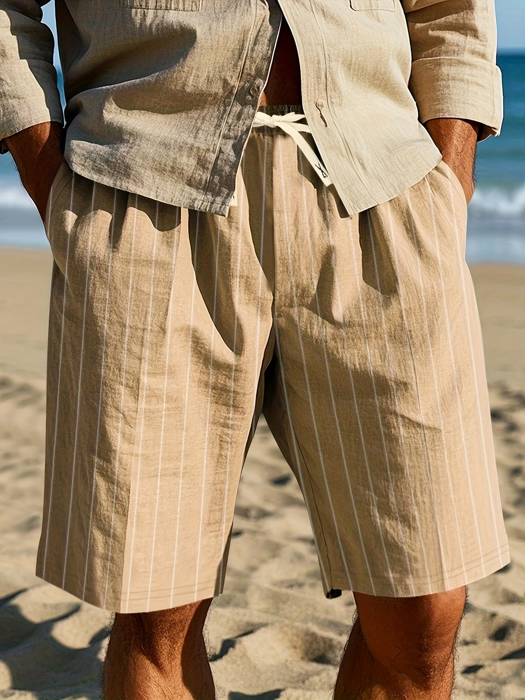 Stanley | Pantaloni da Spiaggia a Righe Relaxati