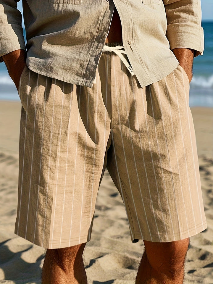 Stanley | Pantaloni da Spiaggia a Righe Relaxati
