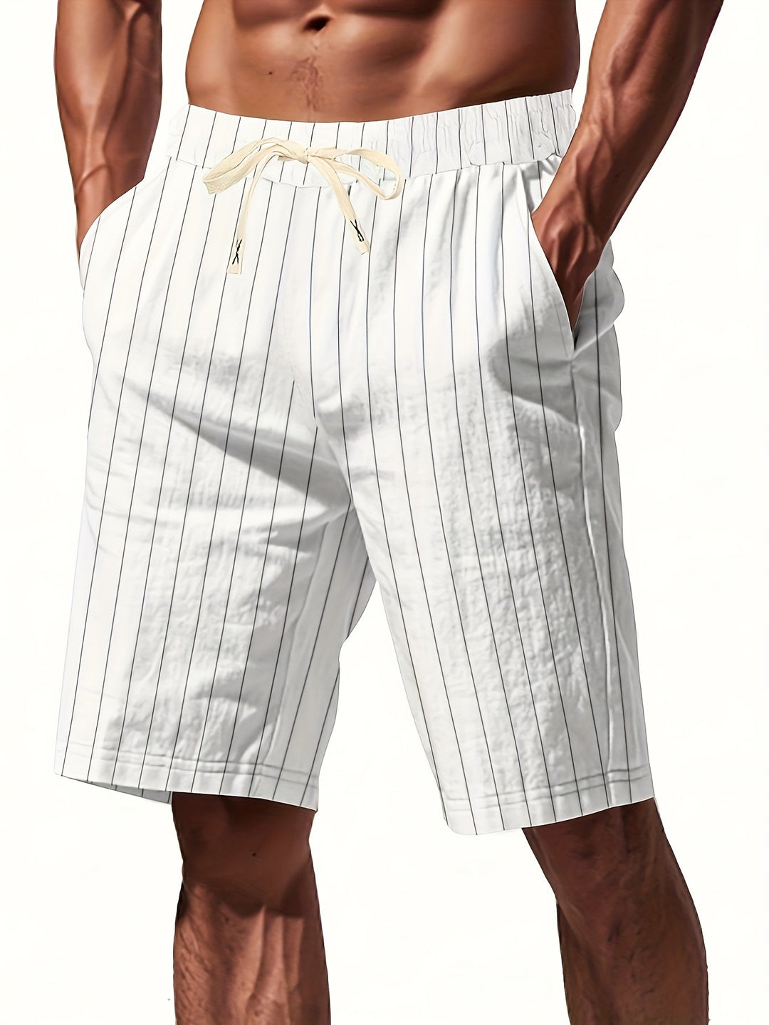Stanley | Pantaloni da Spiaggia a Righe Relaxati