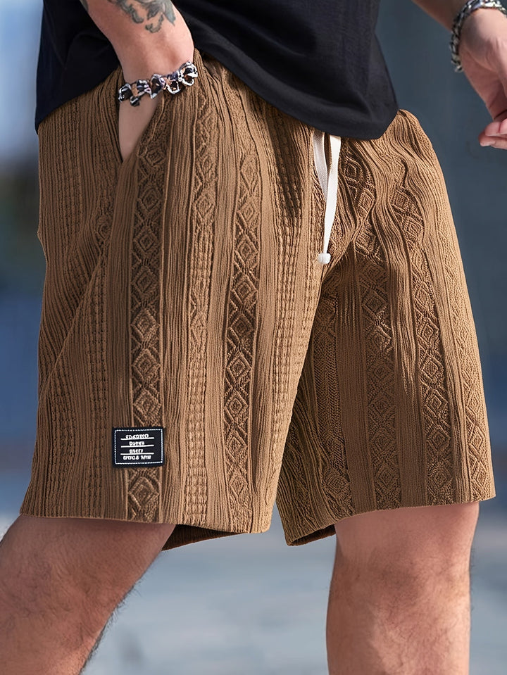 Eric | Shorts premium in maglia testurizzata