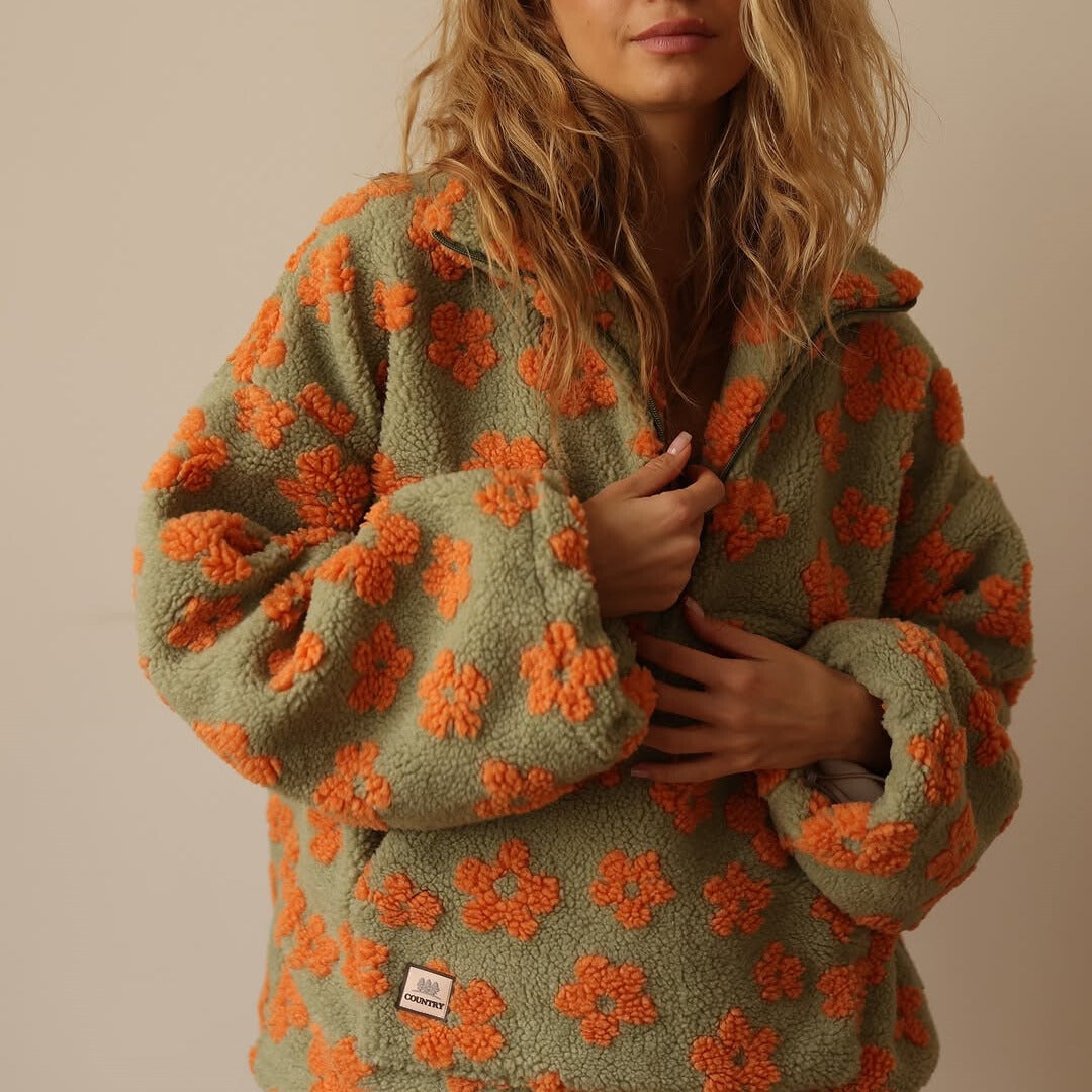 Romani™ – Pullover Morbido con Fiori