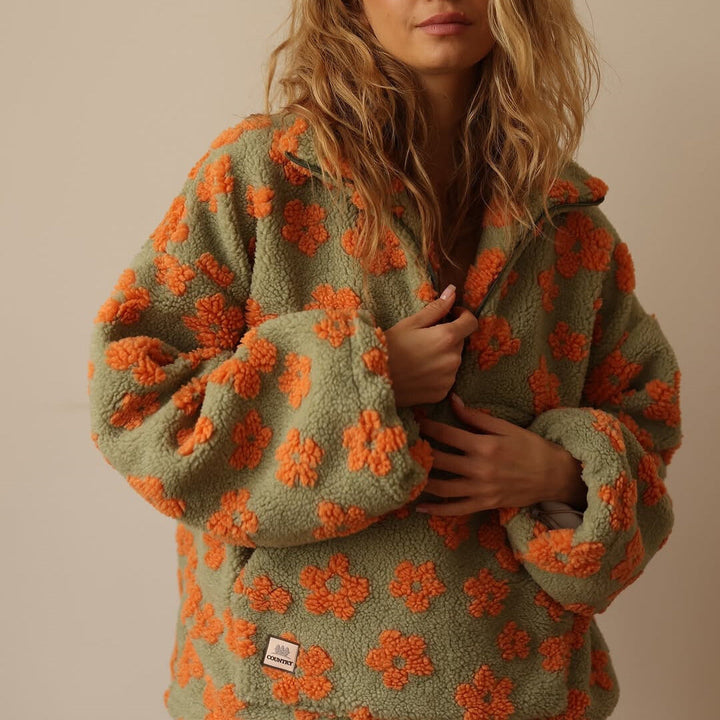 Romani™ – Pullover Morbido con Fiori