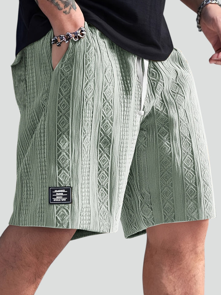 Eric | Shorts premium in maglia testurizzata