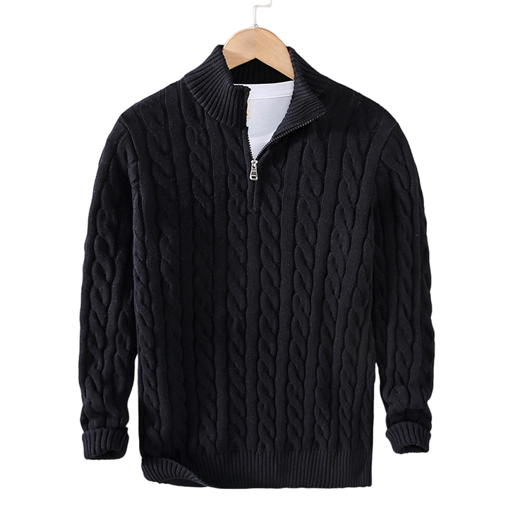 Giuseppe™ - Pullover di lusso in maglia con zip