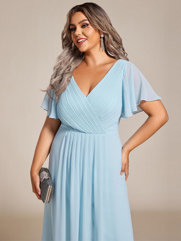 ever FAYE|Abito da invitata di matrimonio chic con scollo a V