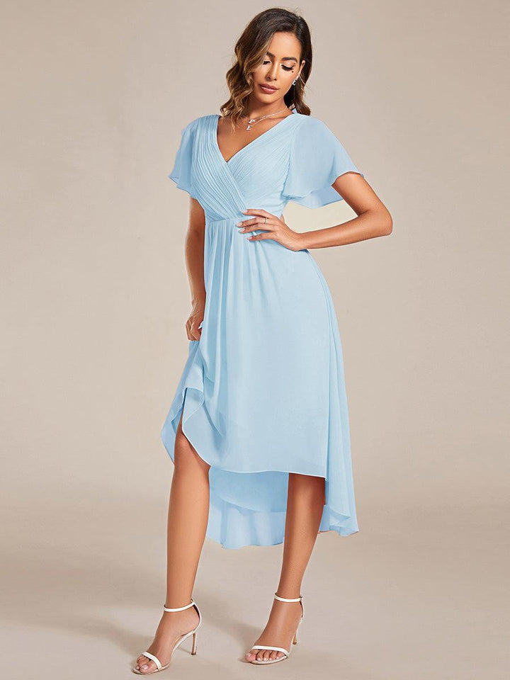 ever FAYE|Abito da invitata di matrimonio chic con scollo a V