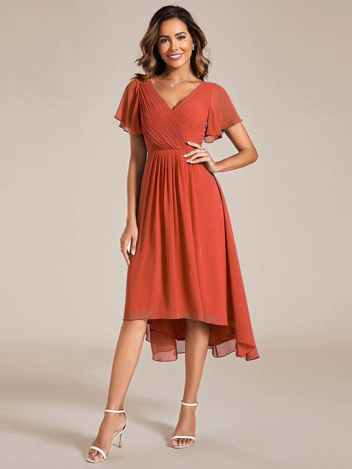 ever FAYE|Abito da invitata di matrimonio chic con scollo a V