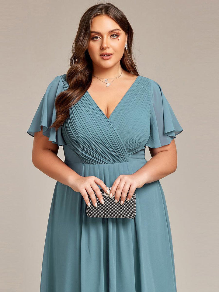 ever FAYE|Abito da invitata di matrimonio chic con scollo a V