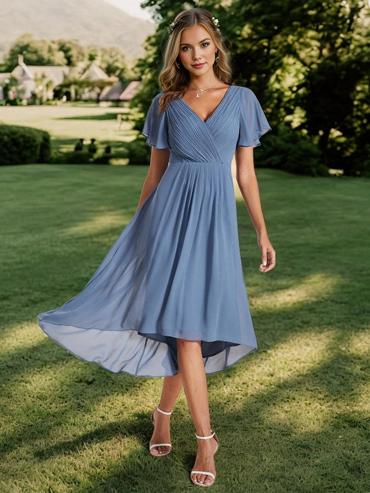 ever FAYE|Abito da invitata di matrimonio chic con scollo a V