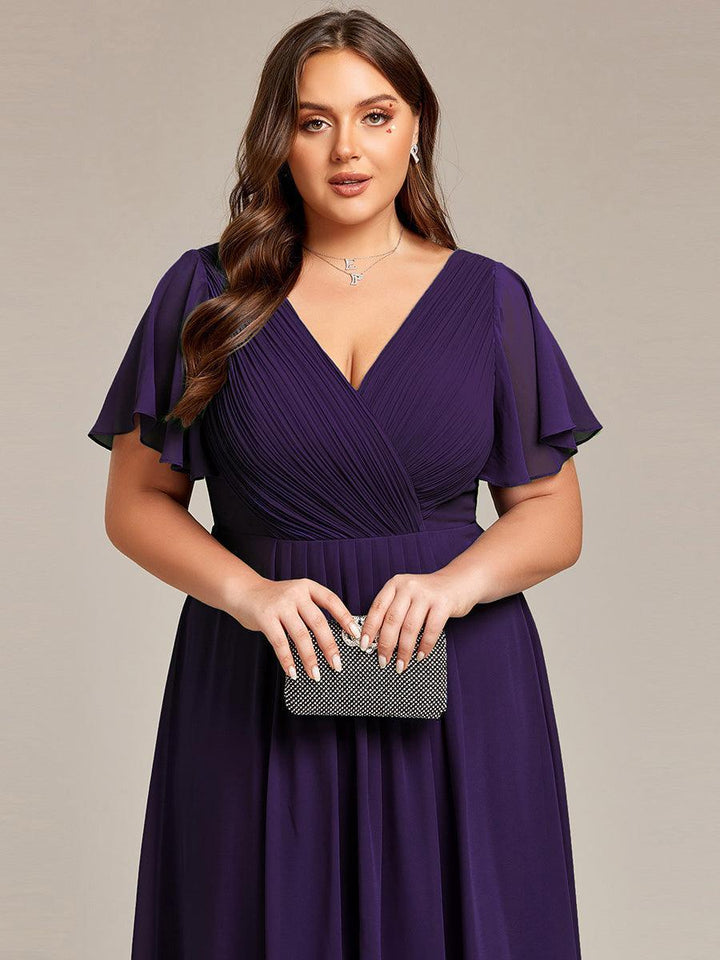 ever FAYE|Abito da invitata di matrimonio chic con scollo a V