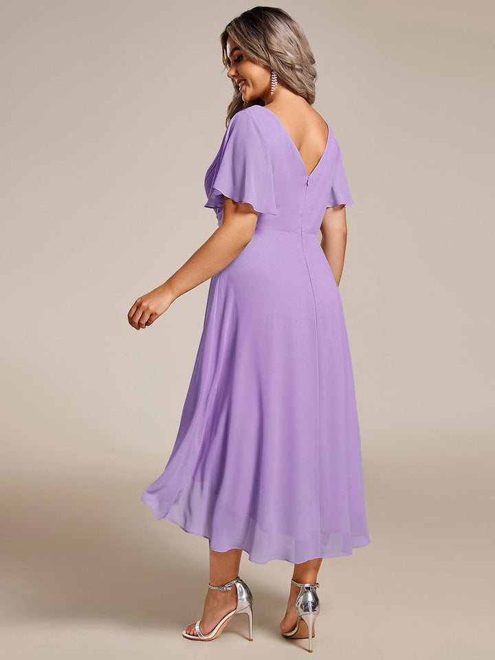 ever FAYE|Abito da invitata di matrimonio chic con scollo a V
