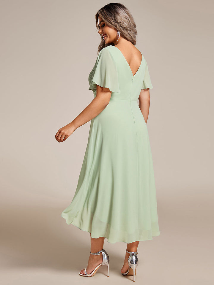 ever FAYE|Abito da invitata di matrimonio chic con scollo a V