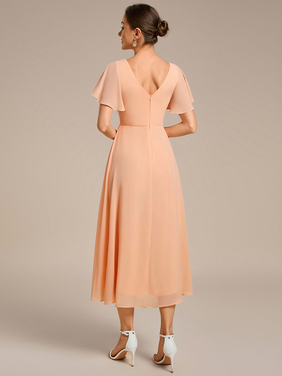 ever FAYE|Abito da invitata di matrimonio chic con scollo a V