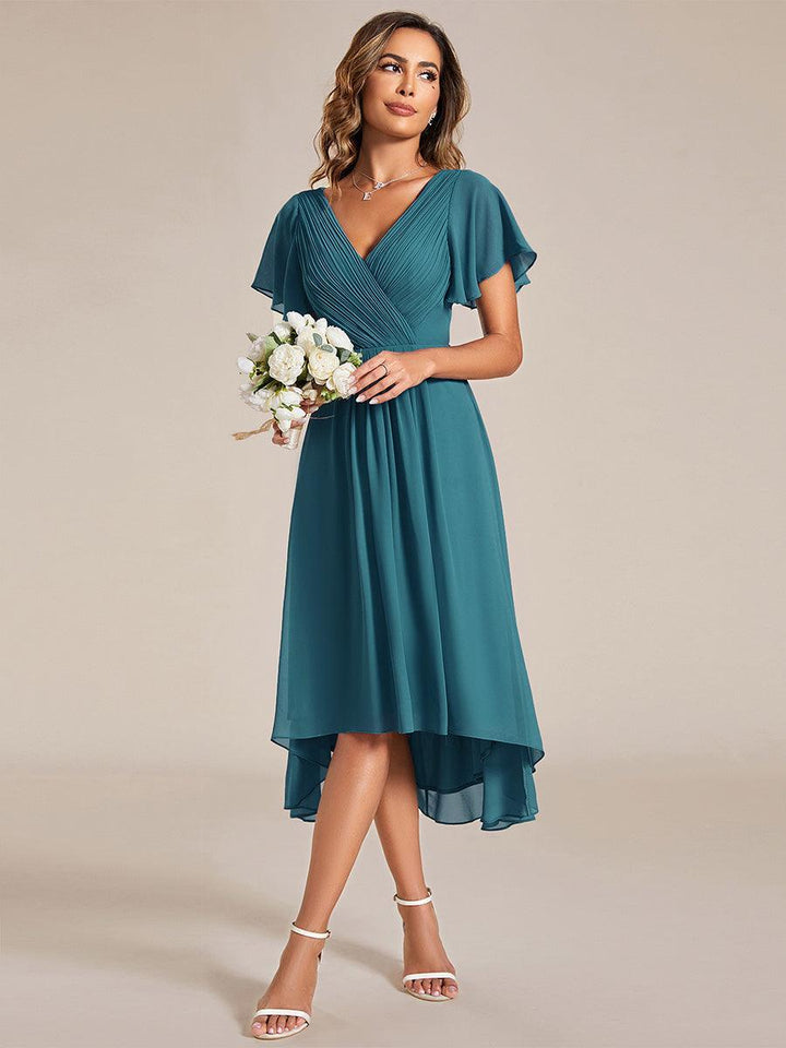 ever FAYE|Abito da invitata di matrimonio chic con scollo a V