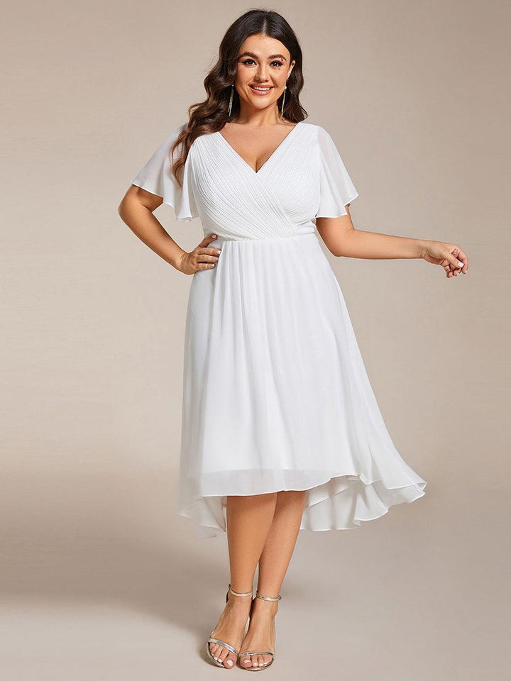 ever FAYE|Abito da invitata di matrimonio chic con scollo a V