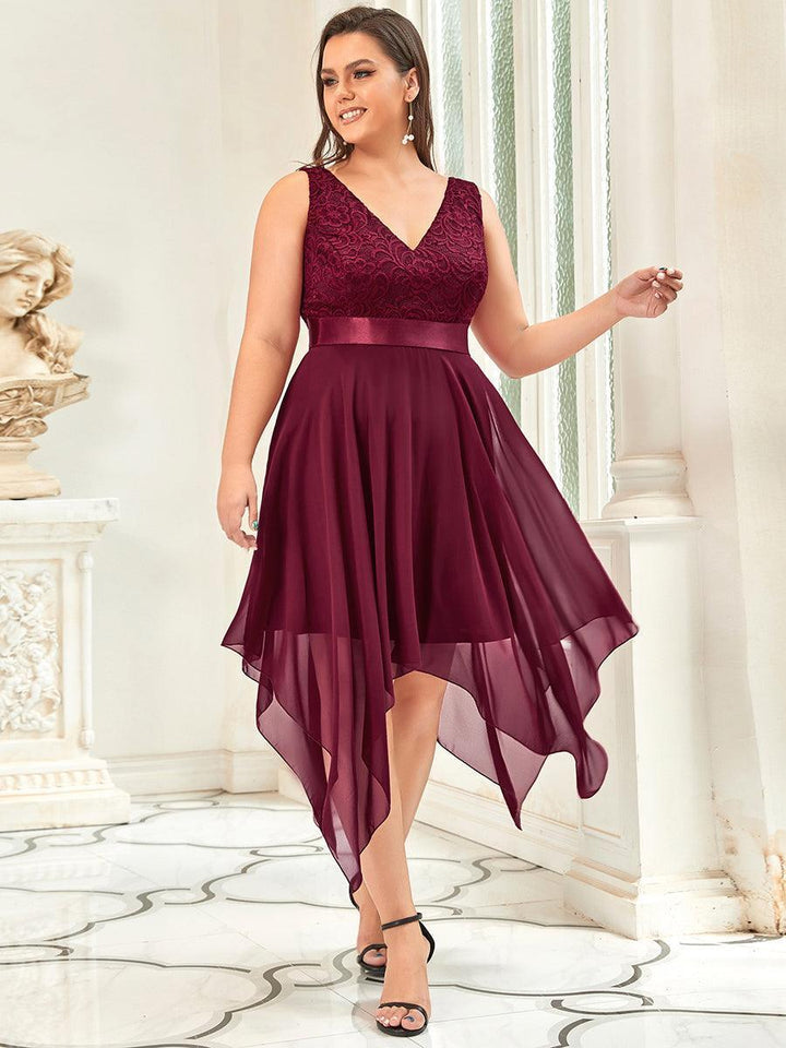ever COSTA|Abito da matrimonio irregolare in chiffon di seta