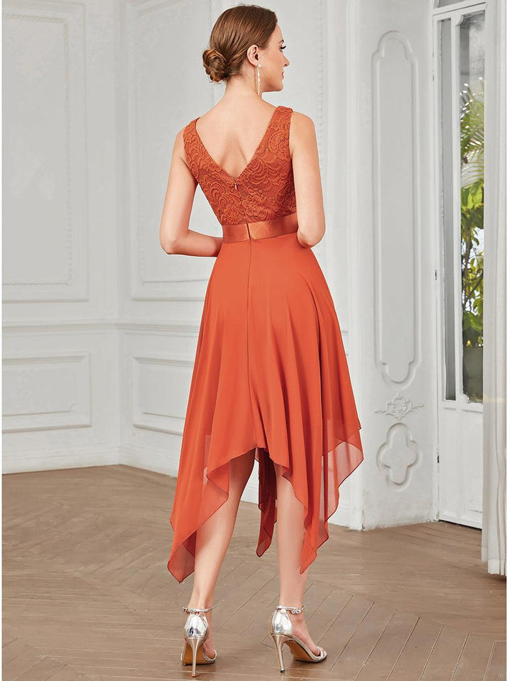 ever COSTA|Abito da matrimonio irregolare in chiffon di seta