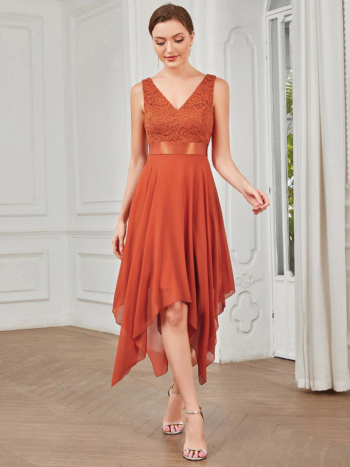 ever COSTA|Abito da matrimonio irregolare in chiffon di seta