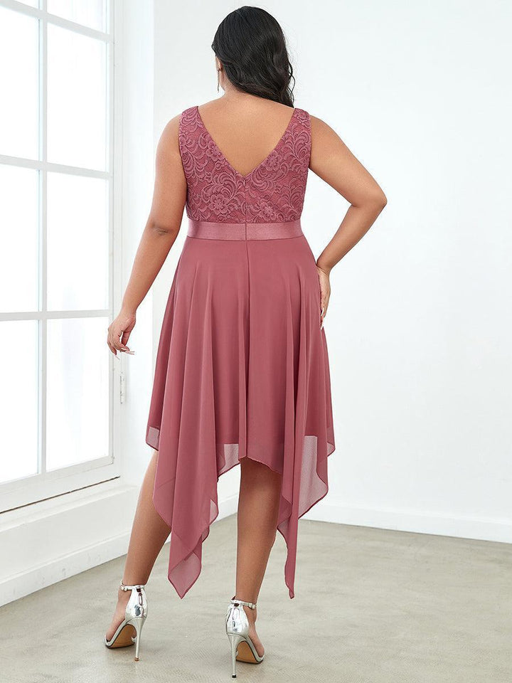 ever COSTA|Abito da matrimonio irregolare in chiffon di seta