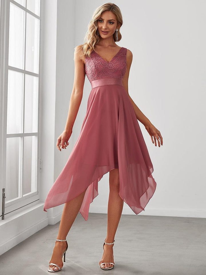 ever COSTA|Abito da matrimonio irregolare in chiffon di seta