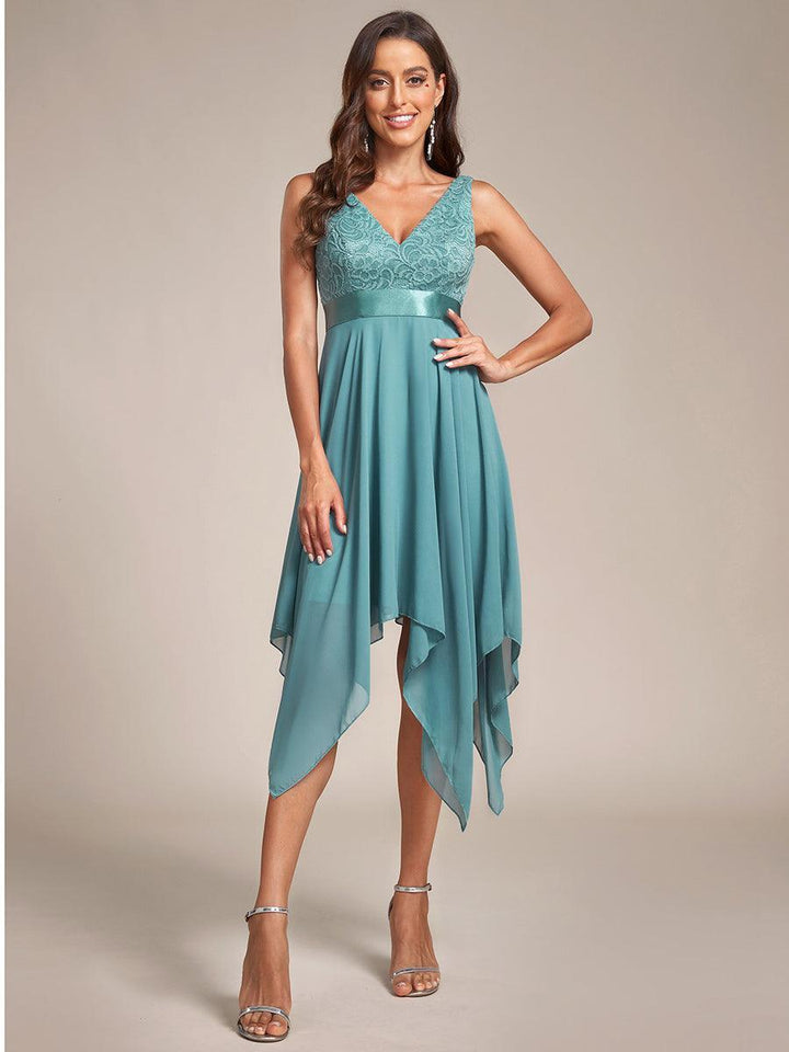 ever COSTA|Abito da matrimonio irregolare in chiffon di seta