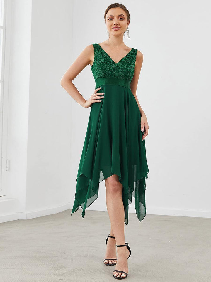 ever COSTA|Abito da matrimonio irregolare in chiffon di seta