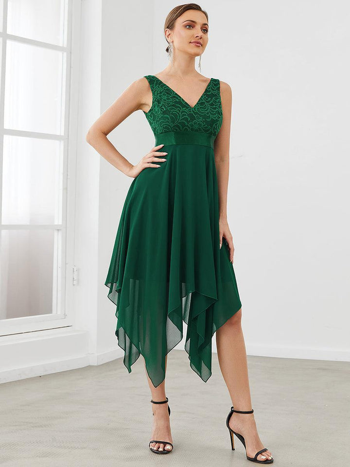 ever COSTA|Abito da matrimonio irregolare in chiffon di seta
