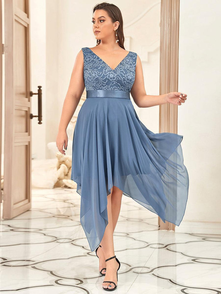 ever COSTA|Abito da matrimonio irregolare in chiffon di seta