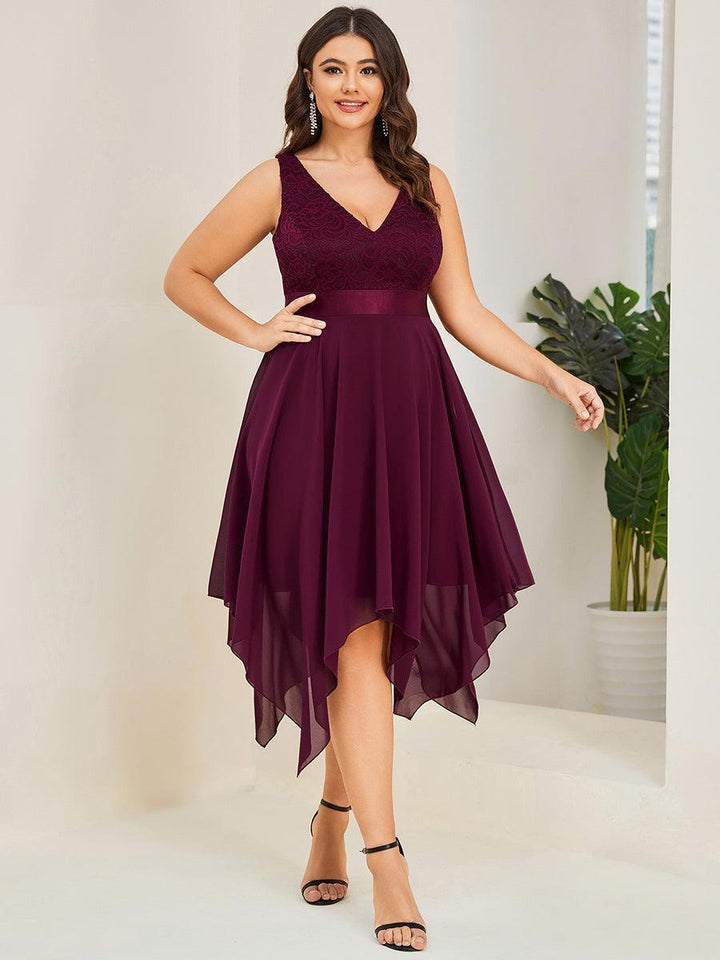 ever COSTA|Abito da matrimonio irregolare in chiffon di seta